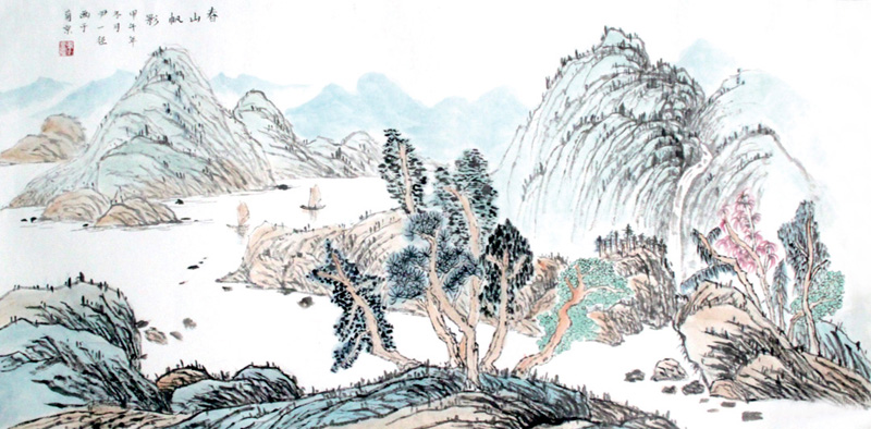 尹一徑 學(xué)畫3年 10歲