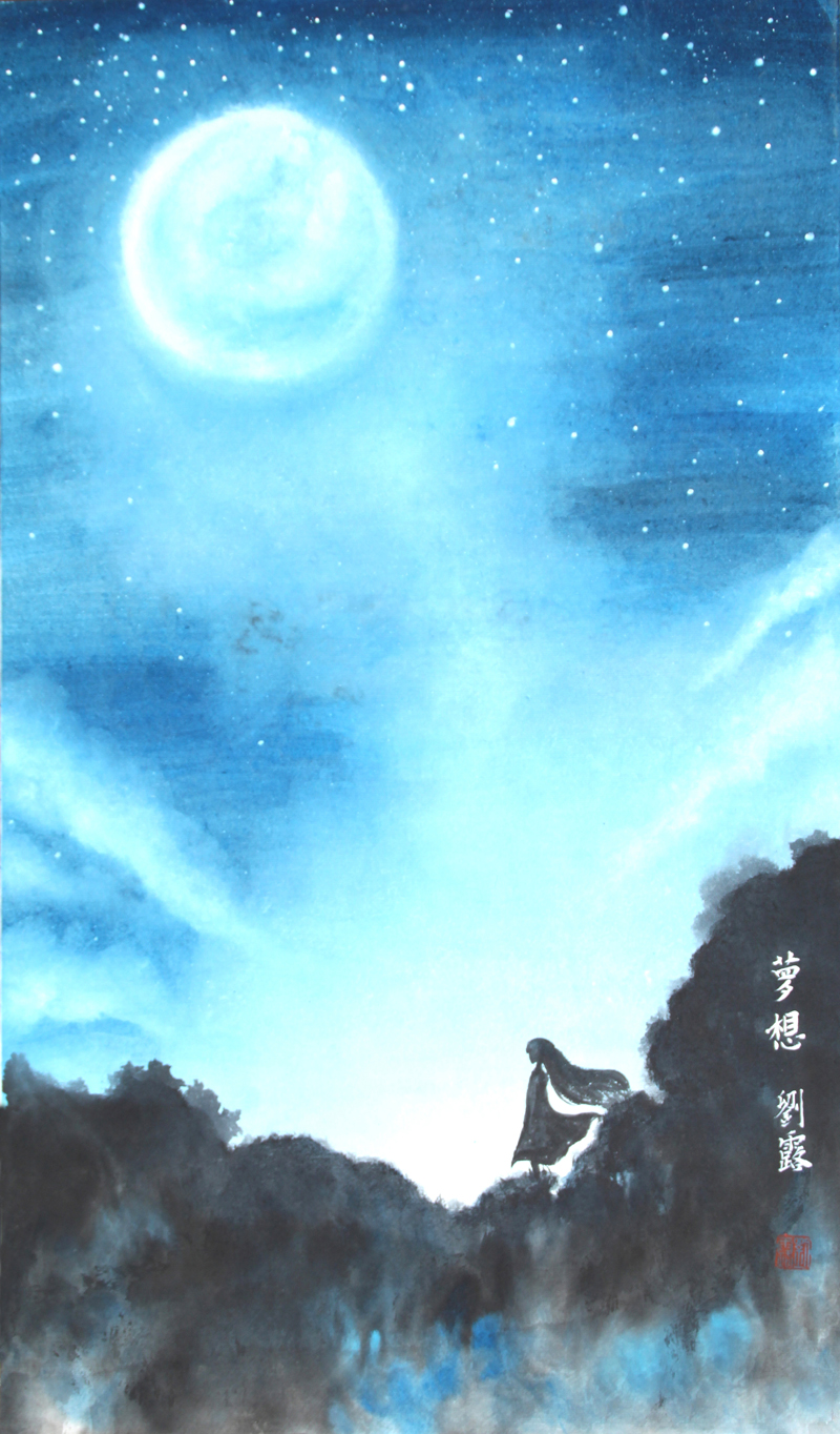 劉露 學(xué)畫2年 8歲